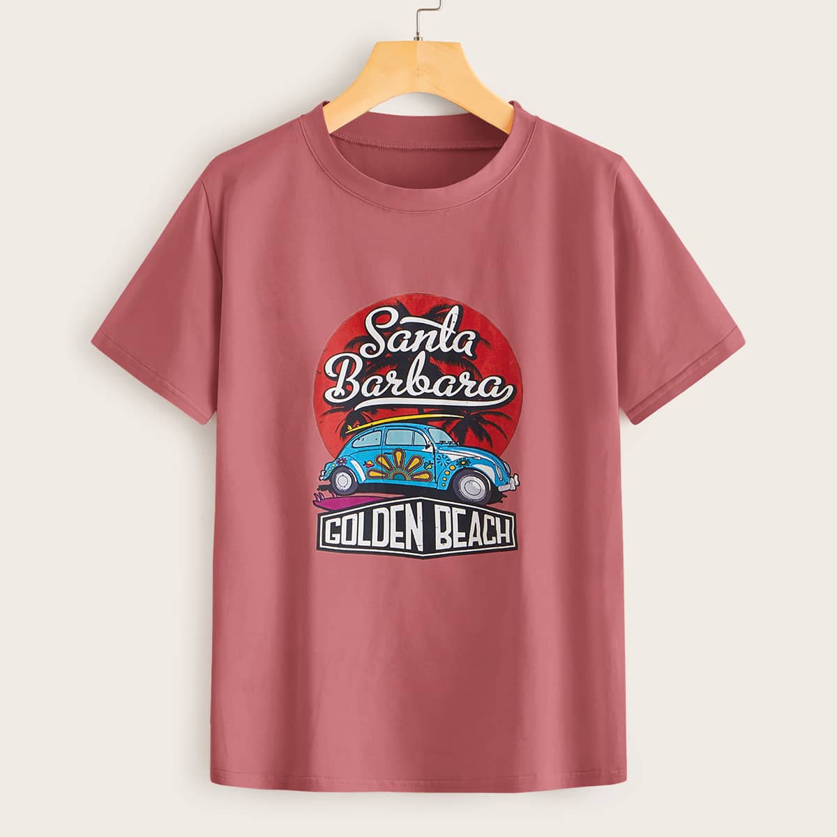 

Car Graphic Tee, Red