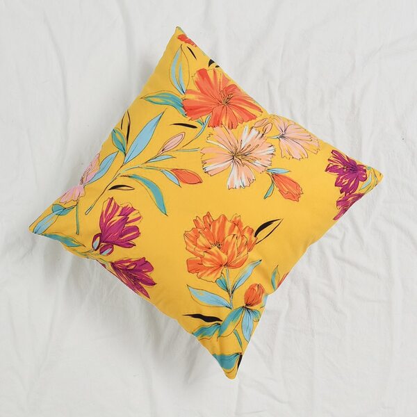 

Floral Print Cushion Cover Without Filler, Multicolor