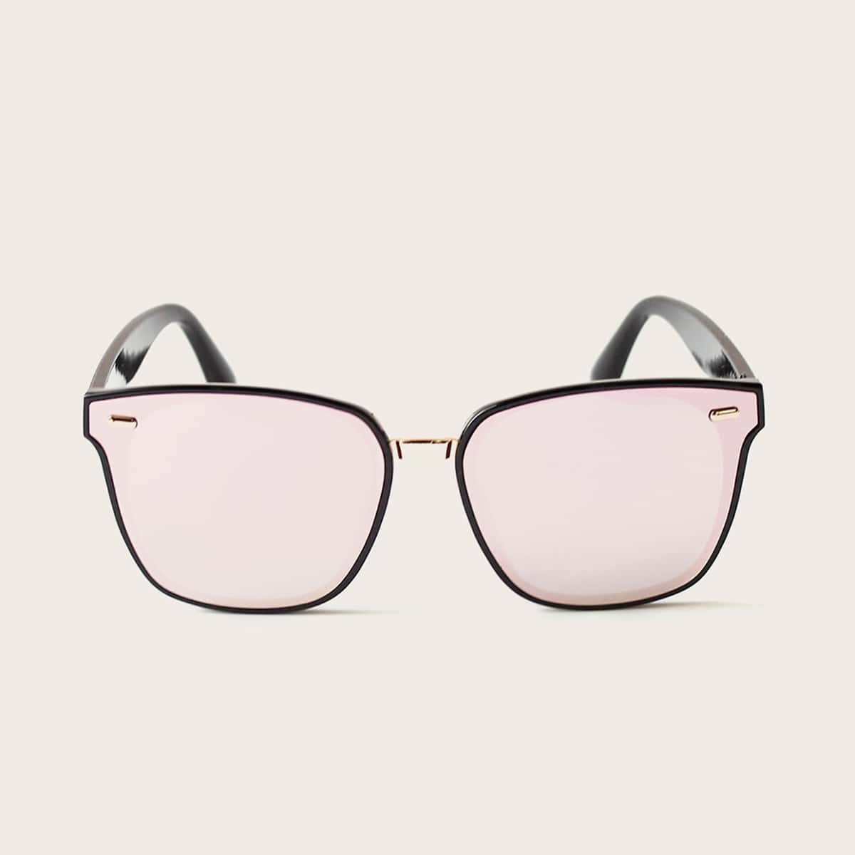 

Acrylic Frame Sunglasses With Case, Pink