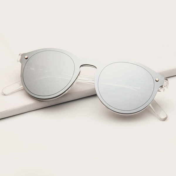 

Men Acrylic Frame Sunglasses, Silver