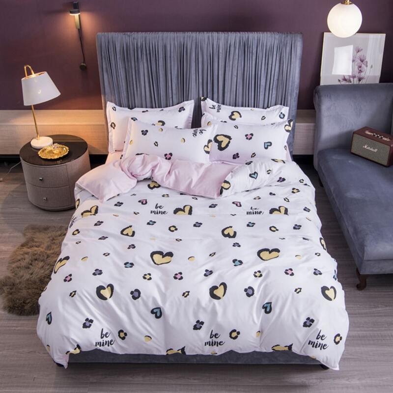

Cute Heart Pattern Sheet Set Without Filler, Multicolor