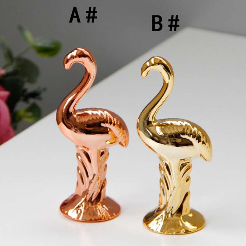 

1pc Flamingo Shaped Ceramic Decorative Object
