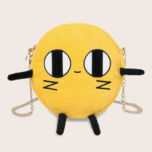 

Сумка на цепочке в форме мультяшной для девочек, Жёлтые