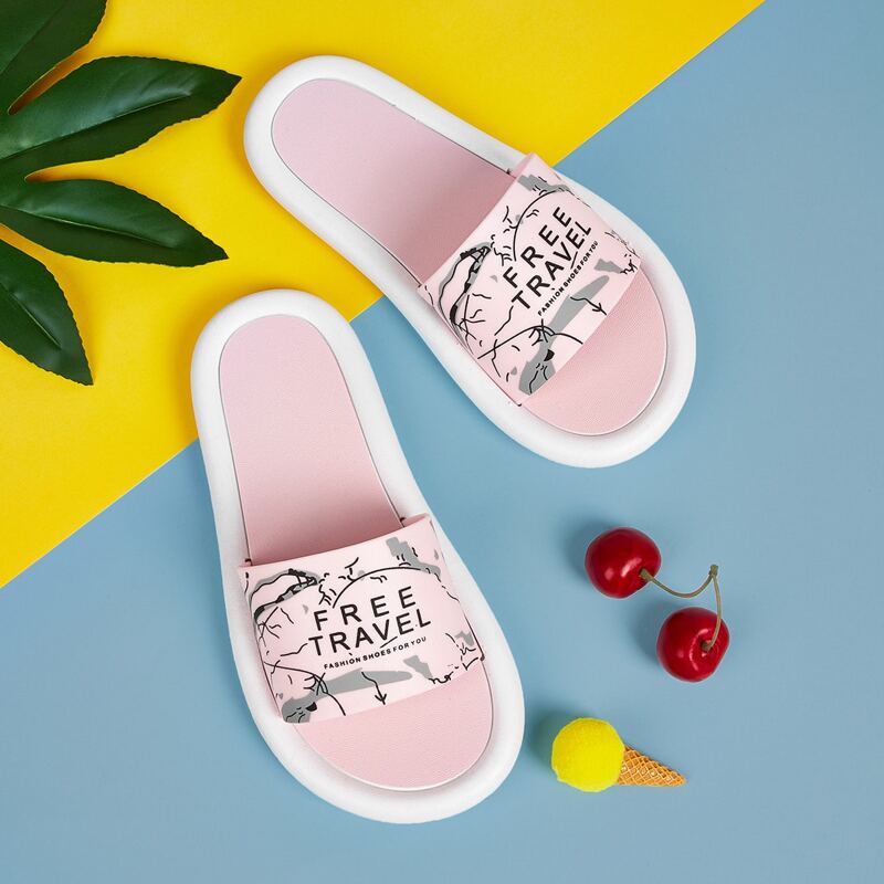 

Letter Graphic Sliders, Pink
