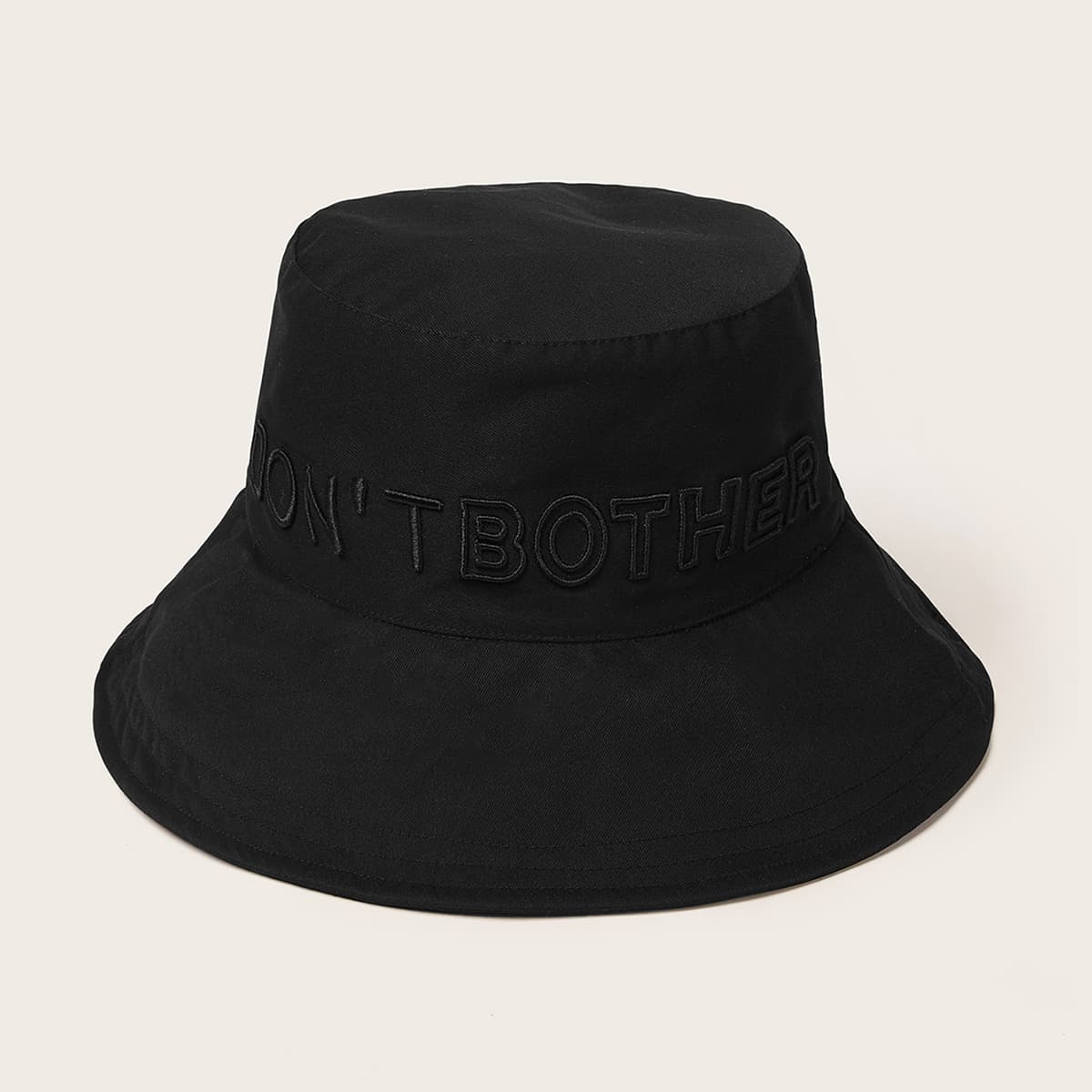 

Solid Bucket Hat, Black