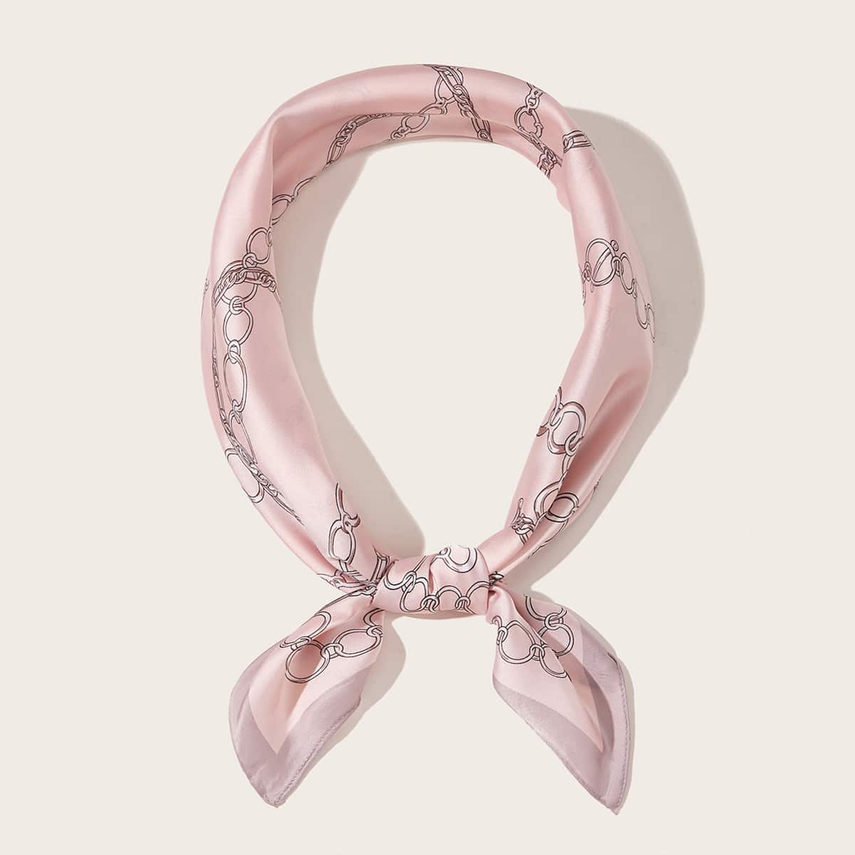 

Chain Pattern Bandana, Baby pink