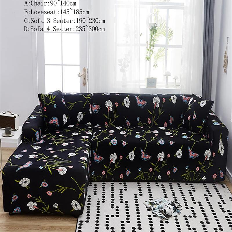 

Floral Print Stretch Sofa Cover, Multicolor