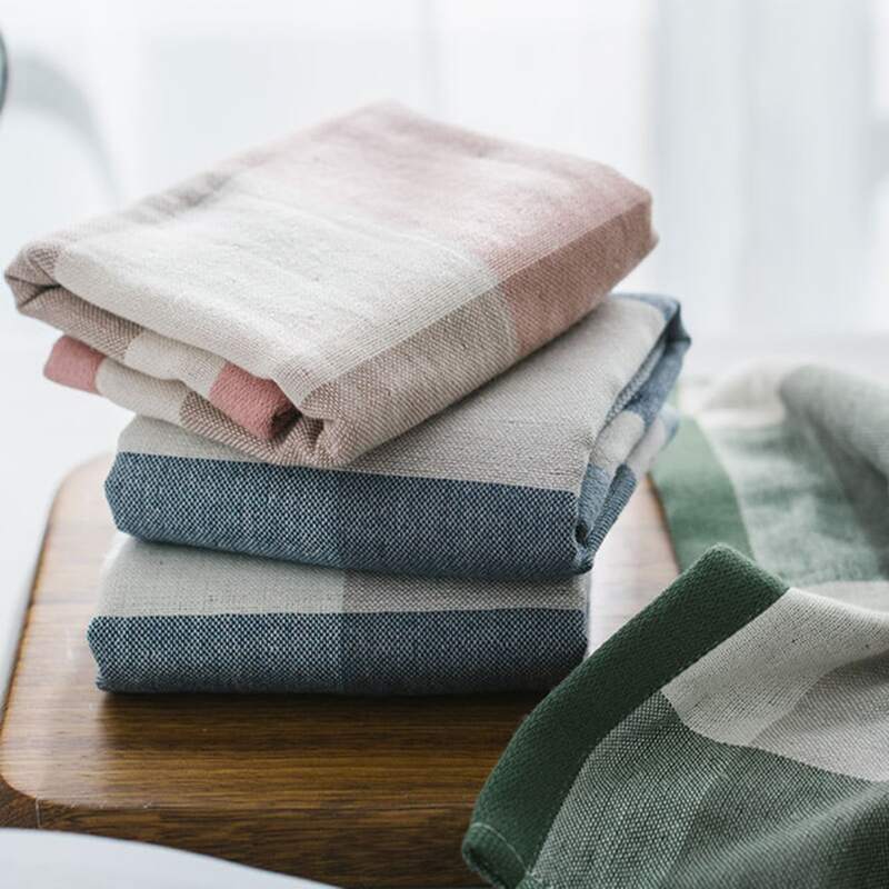 

1pc Plaid Pattern Towel, Multicolor