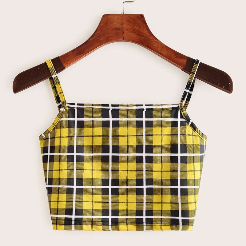 

Tartan Cami Top, Multicolor