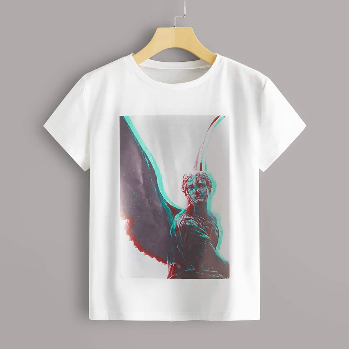

Figure Graphic White Tee