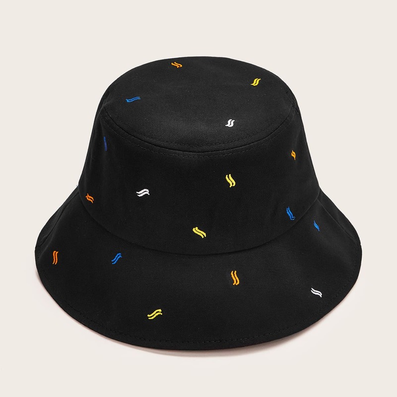 

Guys Graphic Bucket Hat, Black
