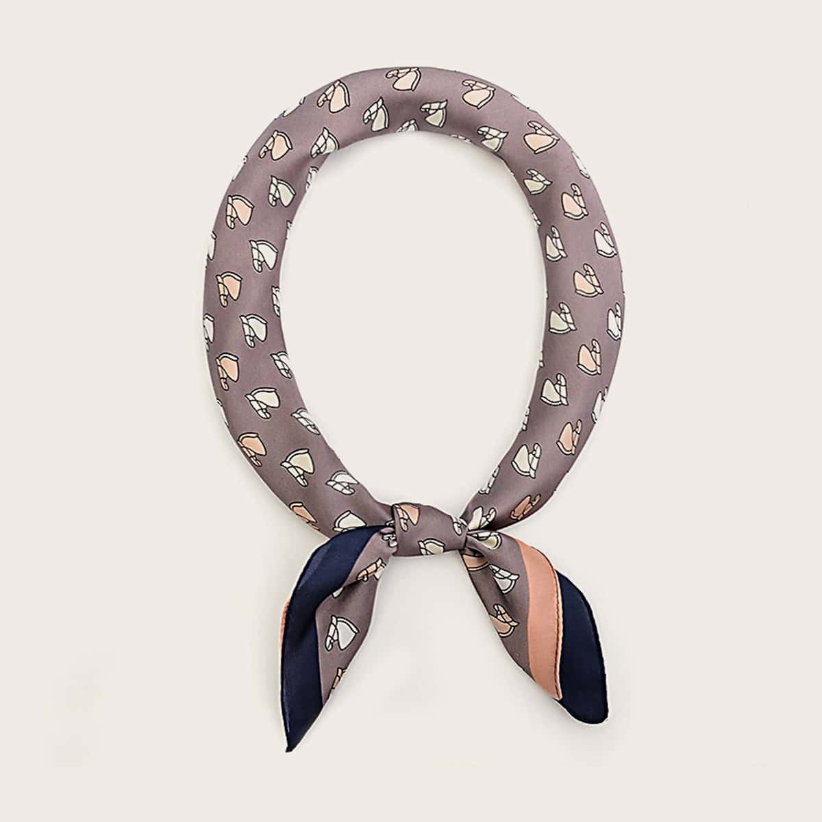 

Color Block Graphic Bandana, Multicolor