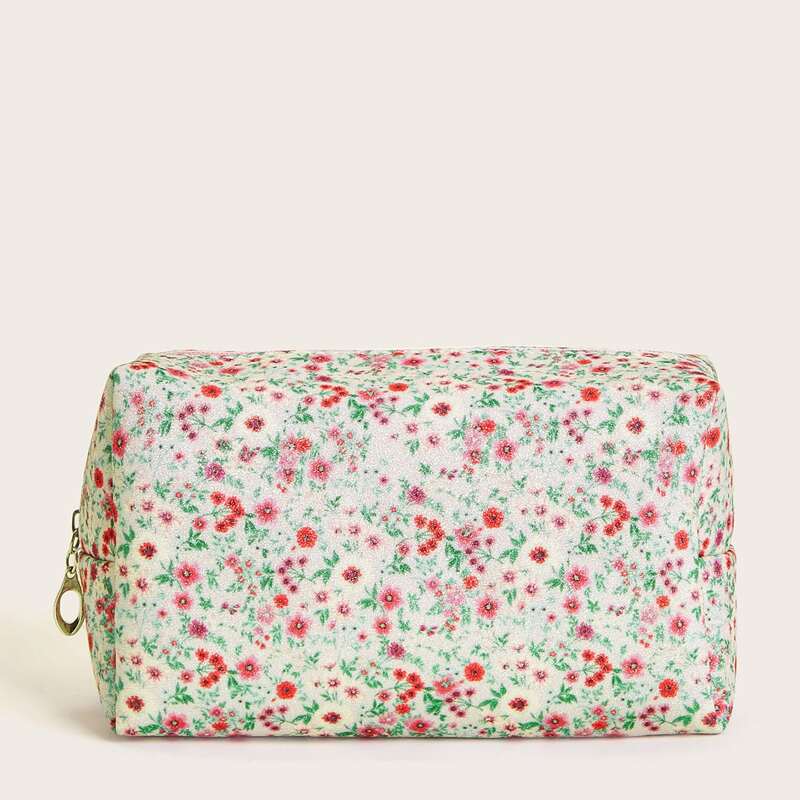 

Ditsy Floral Pattern Makeup Bag, Multicolor