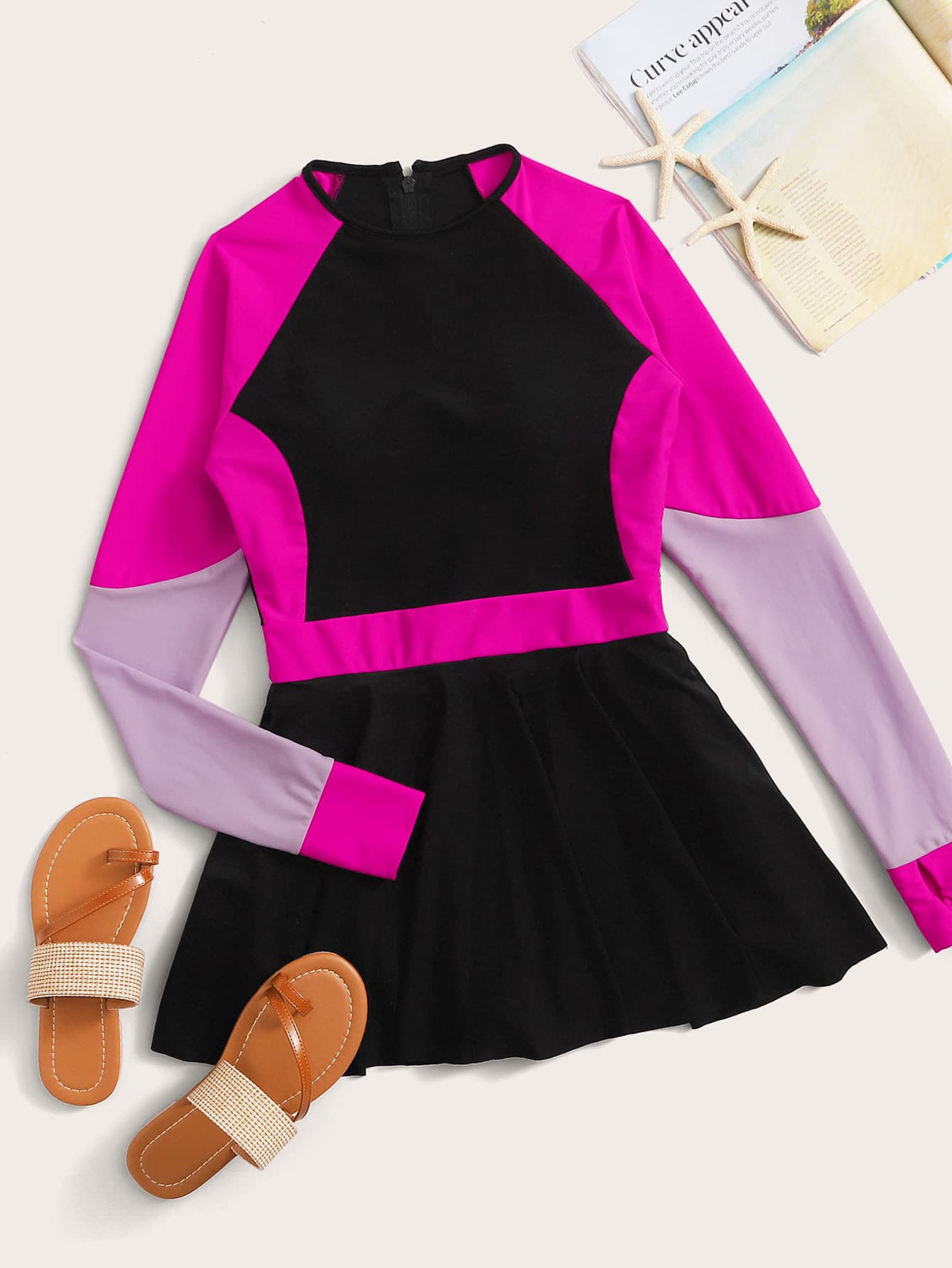 one piece dress shein