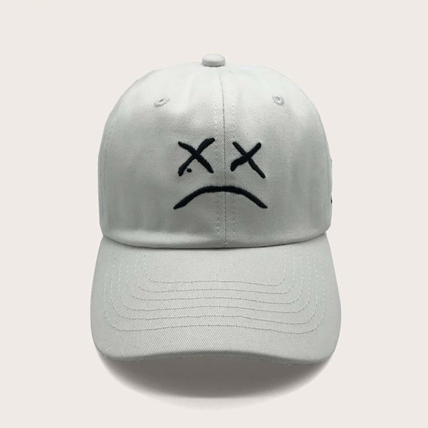 

Cartoon Graphic Baseball Cap, White