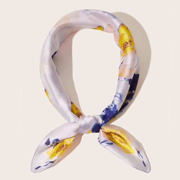 

Flower Pattern Bandana, Multicolor