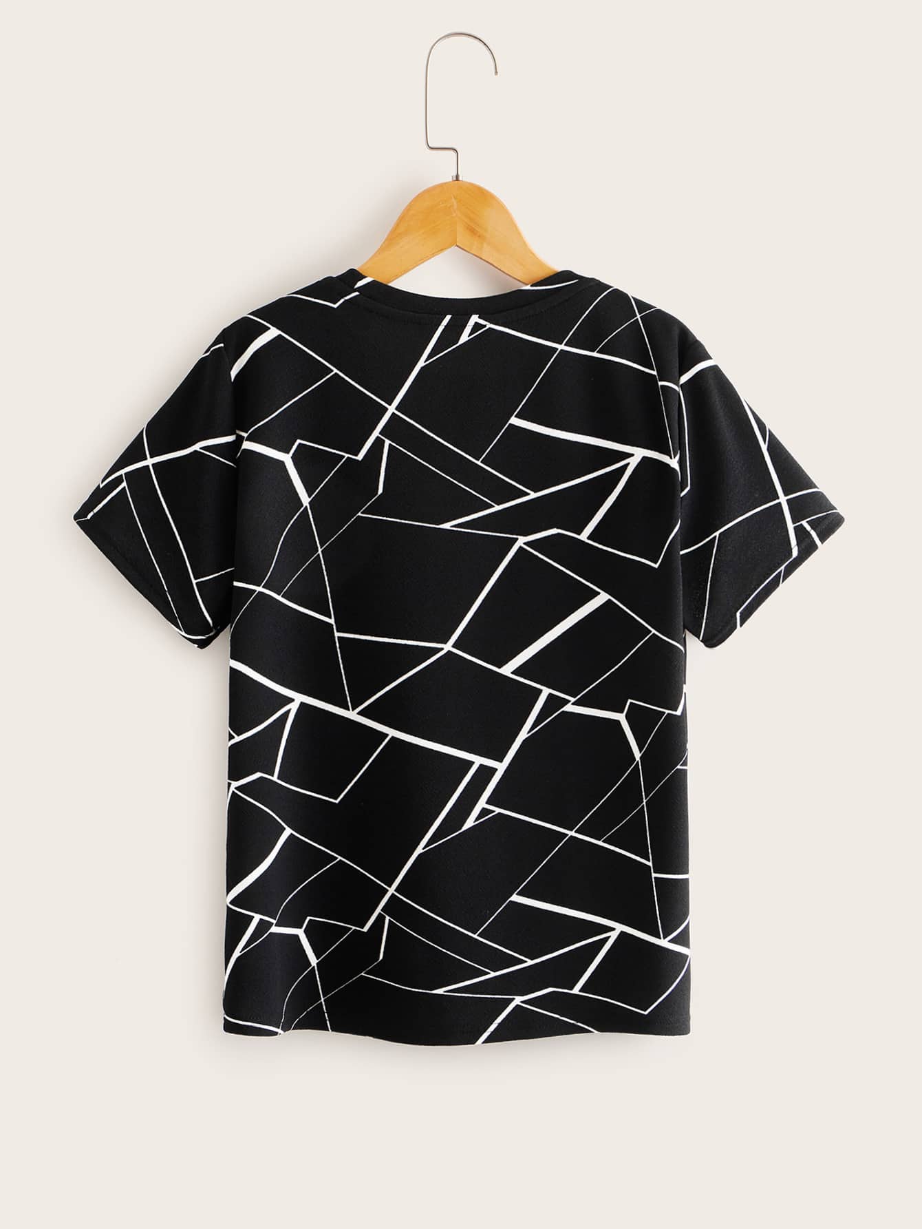 Boys Short Sleeve Geo Print Tee