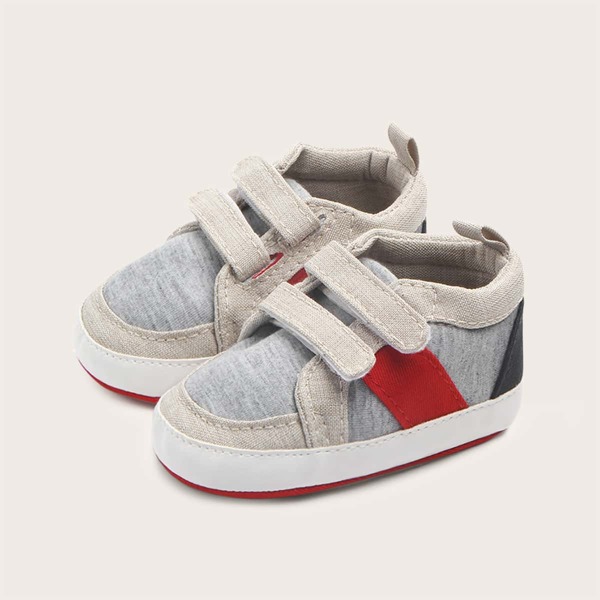 

Baby Boy Color Block Velcro Strap Sneakers, Multicolor