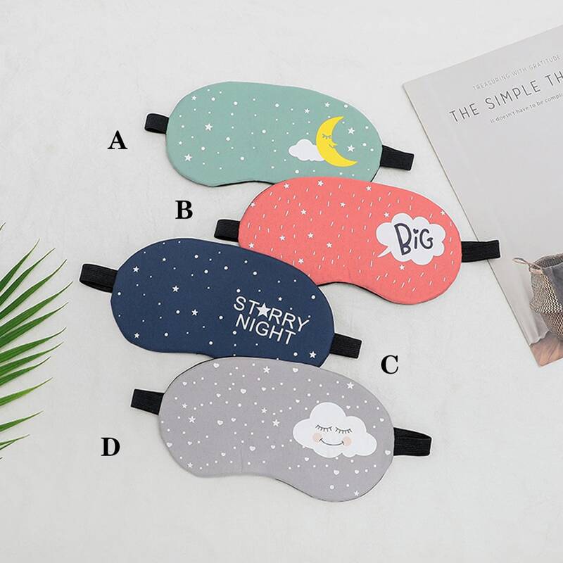 

1pc Cute Cloud & Star Print Sleeping Eye Mask