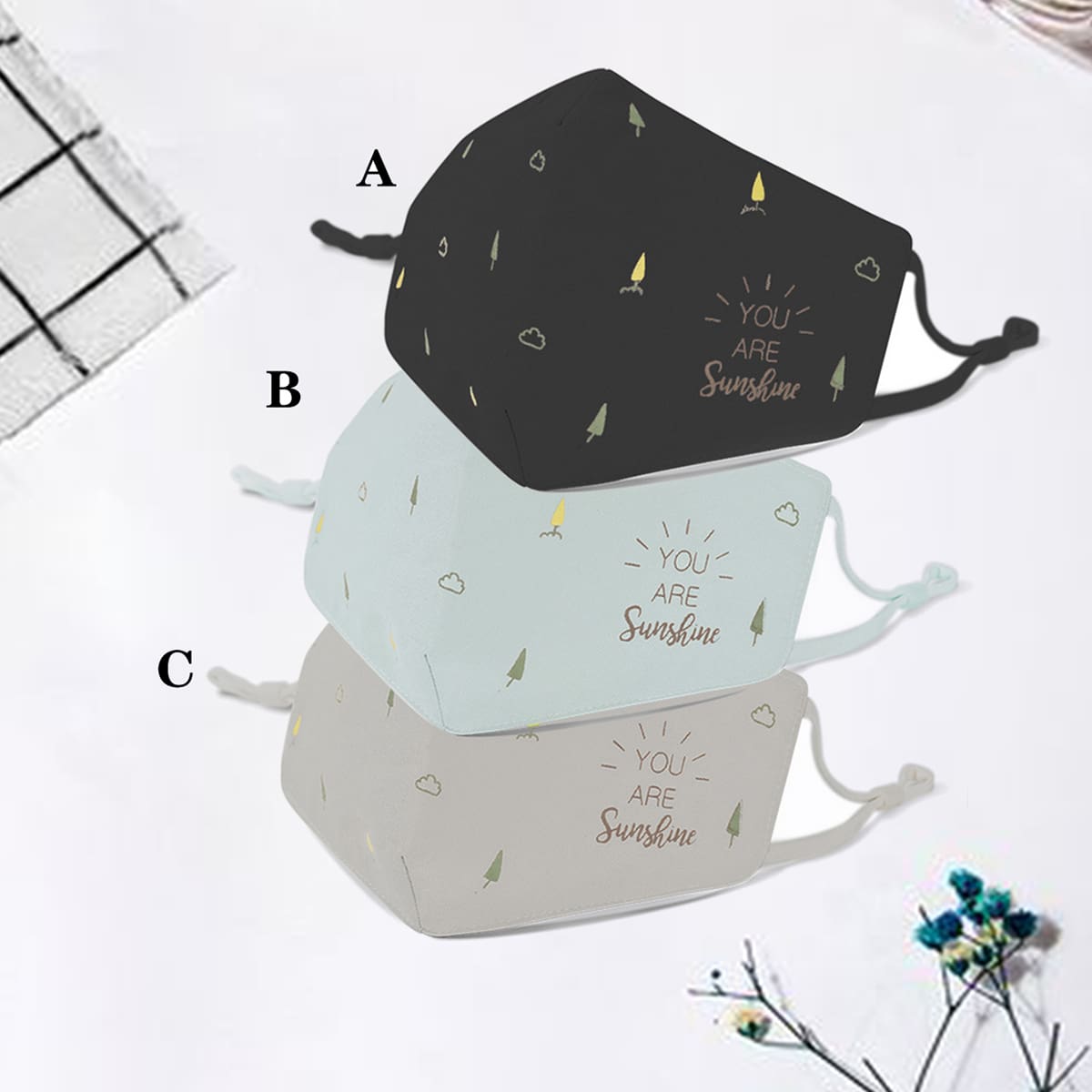 

1pc Cartoon Graphic Mouth Mask