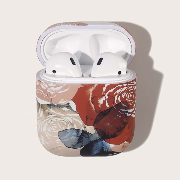 

Чехол AirPods с цветочным принтом без наушников