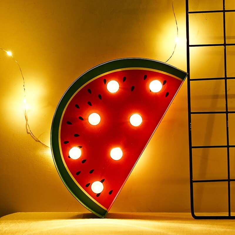 

Petal Watermelon Shaped Wall Lamp, Red