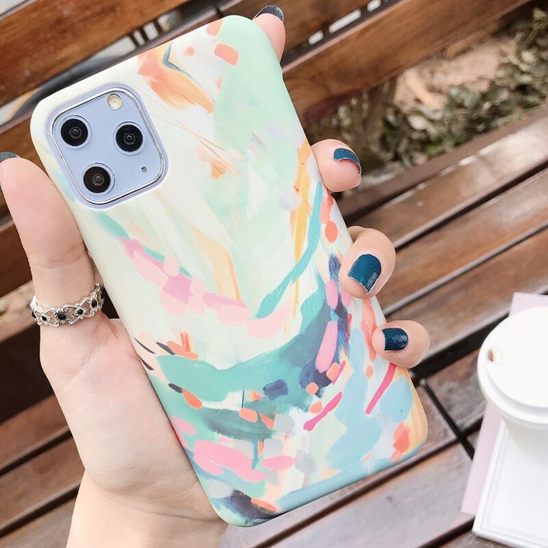 

Oil Painting Pattern iPhone Case, Multicolor