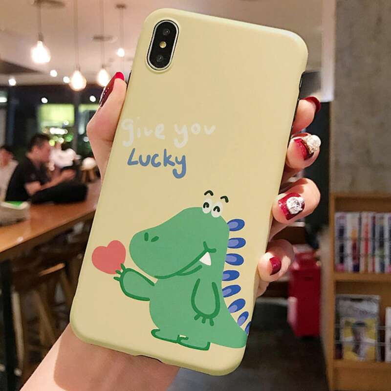 

Cartoon Graphic iPhone Case, Yellow