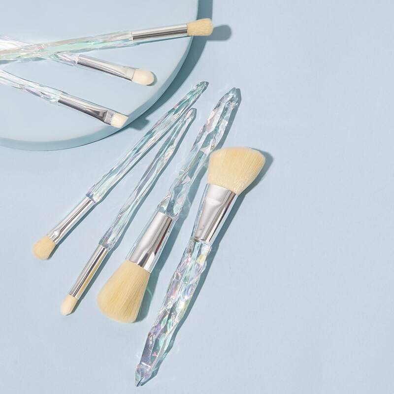 

7pcs Transparent Handle Makeup Brush