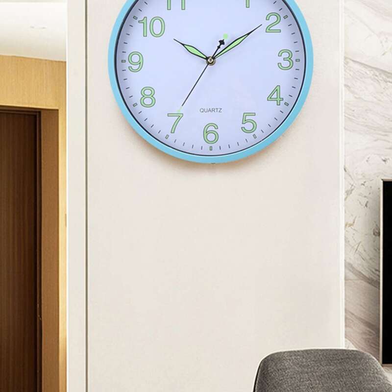 

1pc Plain Wall Clock, Multicolor