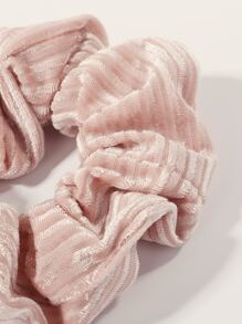 5pcs Ribbed Crumpled Scrunchie - Multicolor - View 2