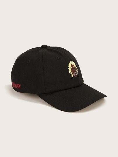 Figure Embroidered Baseball Cap