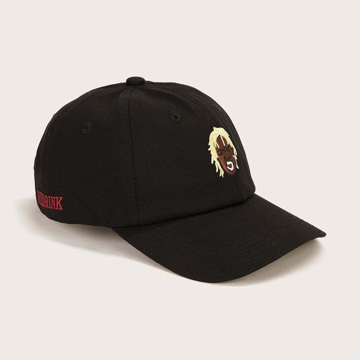 

Figure Embroidered Baseball Cap, Black