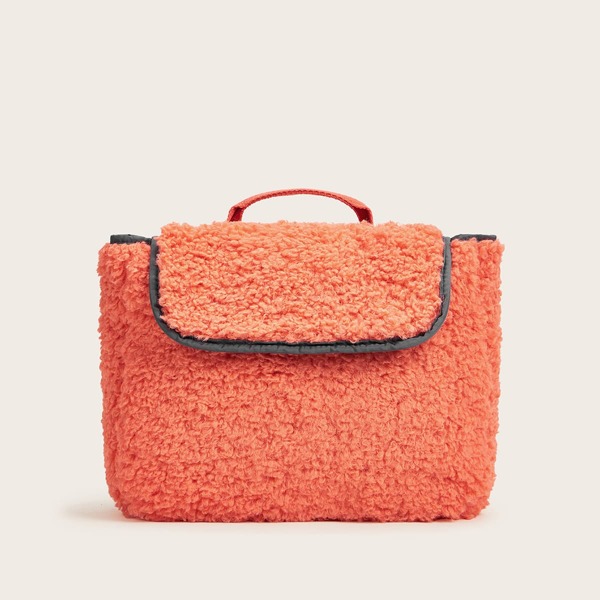 

Искусственный шерстяной рюкзак, Оранжевые