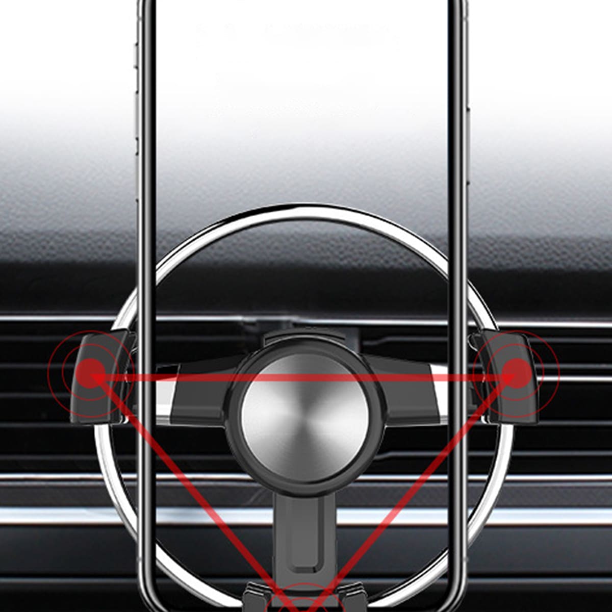 

Round Air Outlet Car Phone Holder