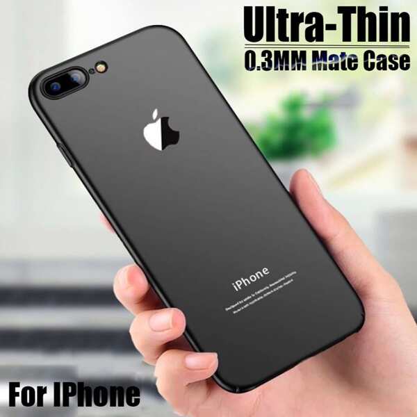 

Ultra-thin Matte iPhone Case, Black