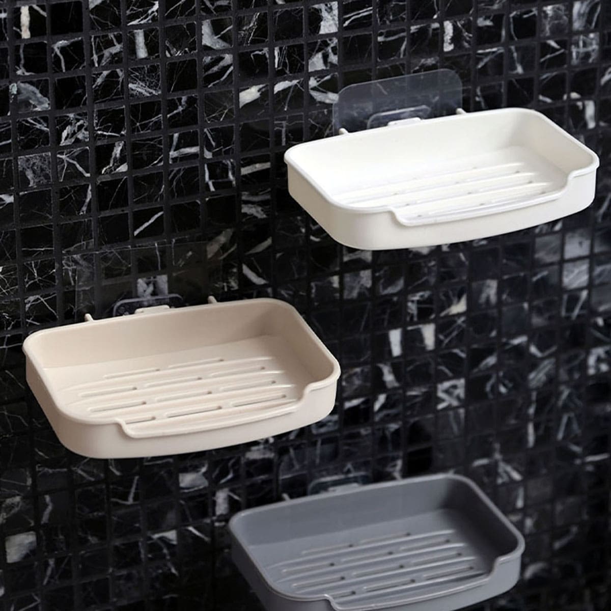 

1pc Solid Soap Dish Holder, Multicolor