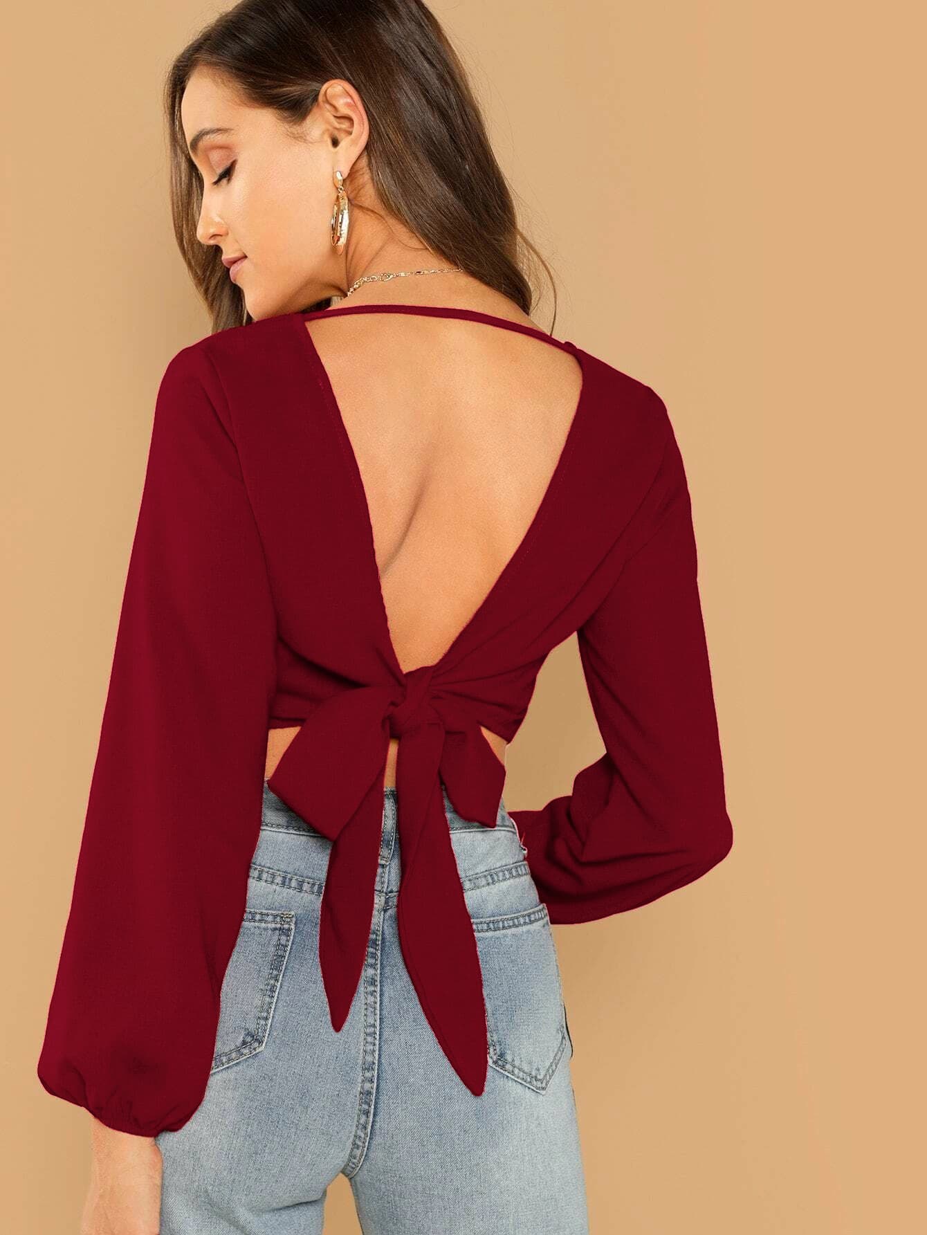 Top dos nu noeud Clearance