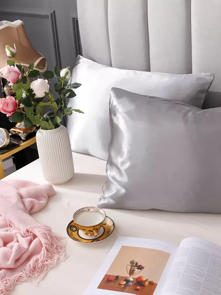 Set Di 2 Federe King Size In Microfibra Spazzolata, Beige, Con Chiusura A Busta, Morbide E Traspiranti, Antipiega E Antisbiadimento