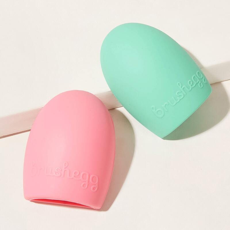 

2pcs Silicone Makeup Brush Cleaner, Multicolor