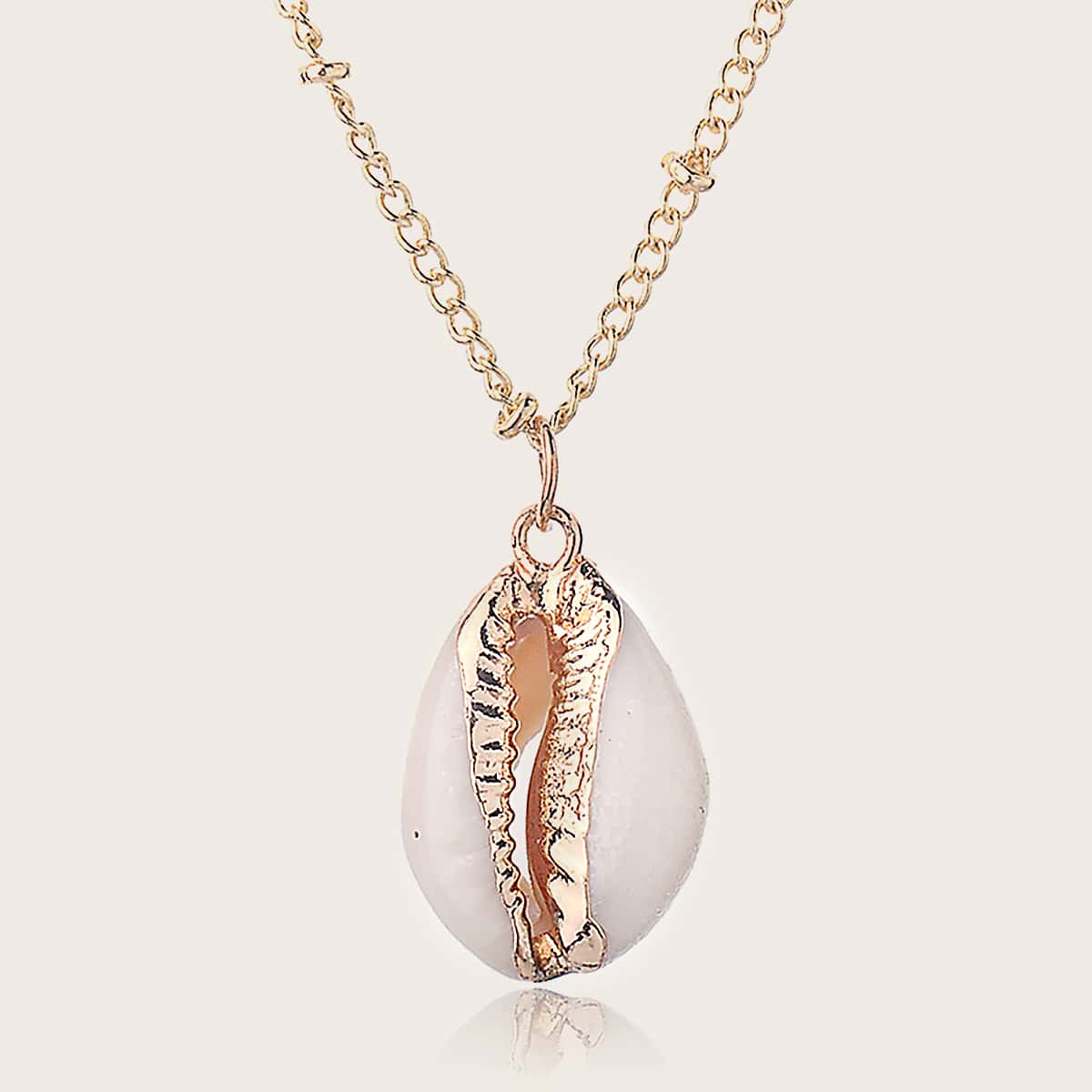 

1pc Shell Charm Necklace, Multicolor