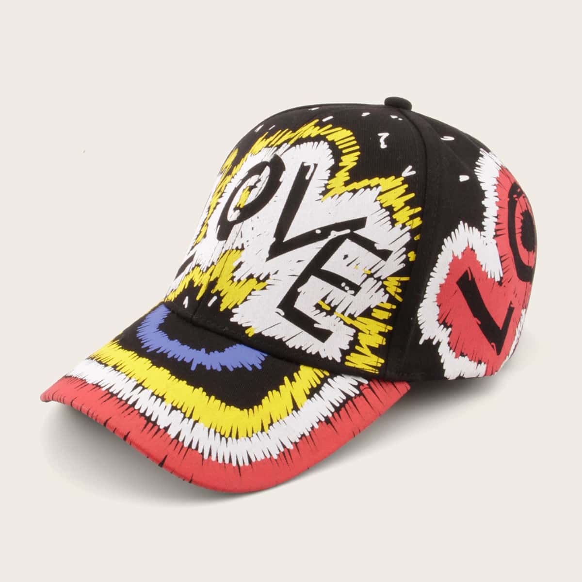 

Guys Letter Graphic Baseball Cap, Multicolor