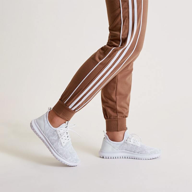 

Lace-up Front Wide Fit Sneakers, White