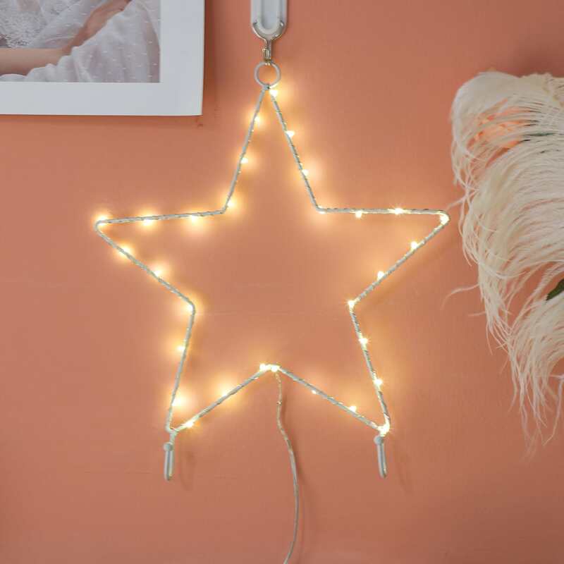 

Star Shaped Wall Lamp, Yellow