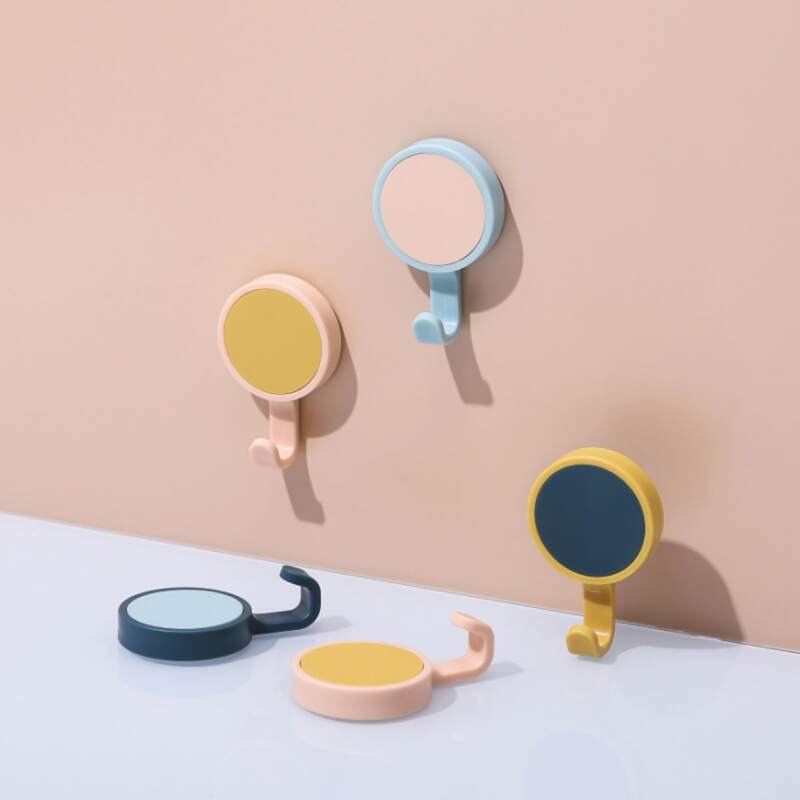 

3pcs Two Tone Round Wall Hook