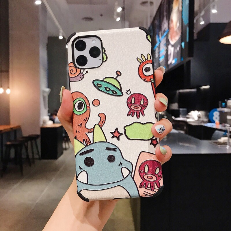 

Cartoon Graphic iPhone Case, Multicolor