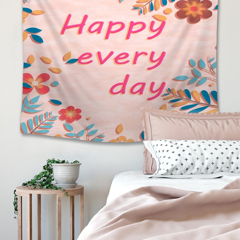 

Slogan Graphic Tapestry