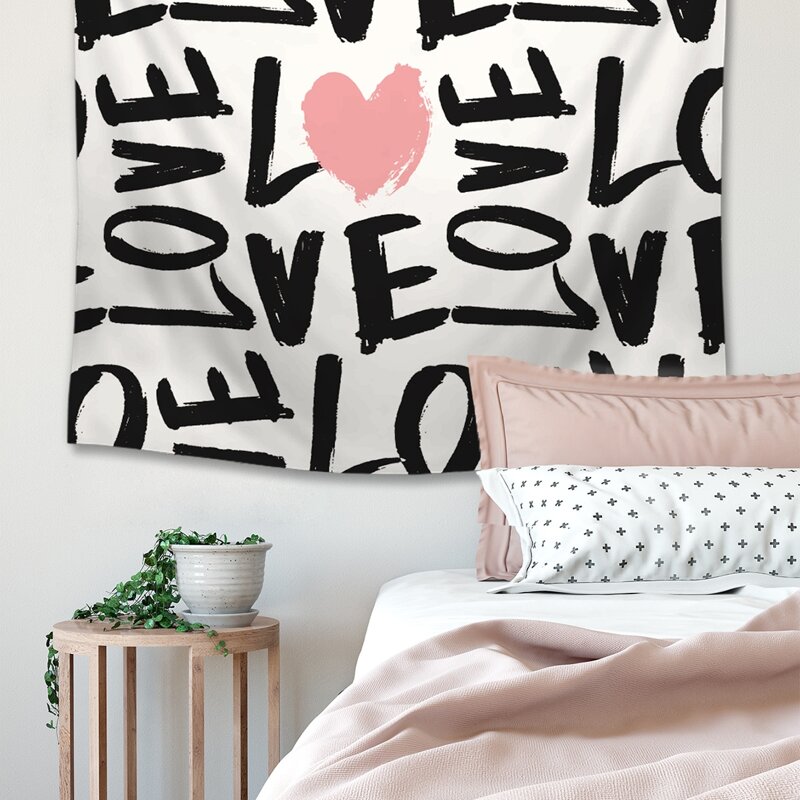 

Letter Graphic Tapestry