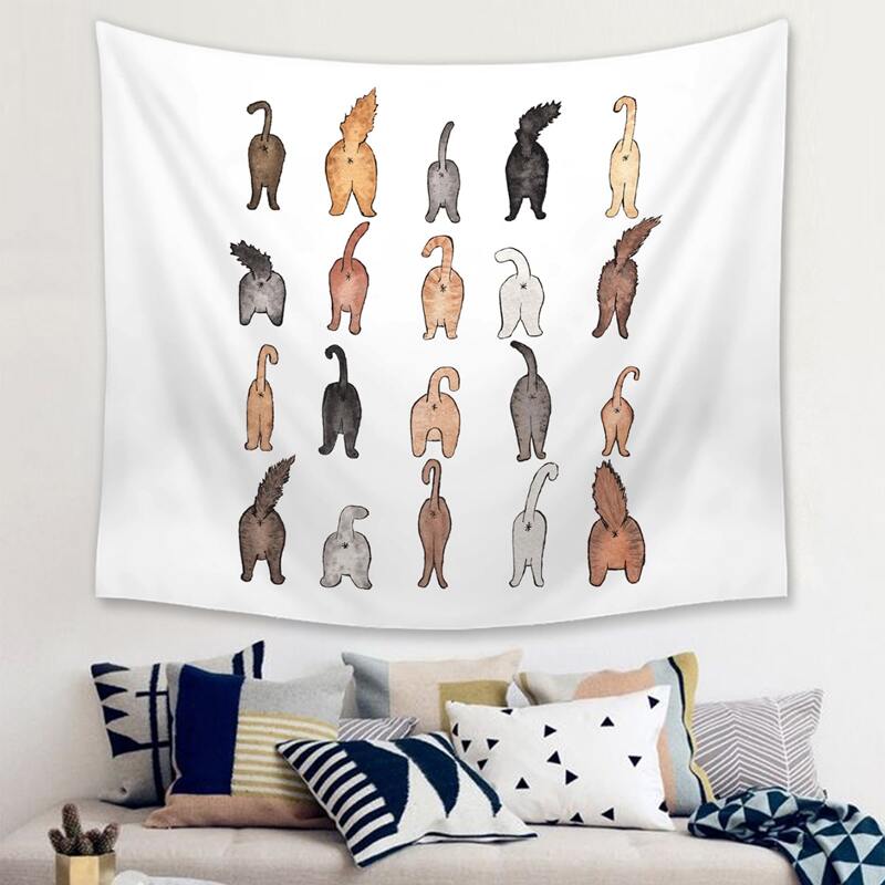 

Animal Tail Print Tapestry