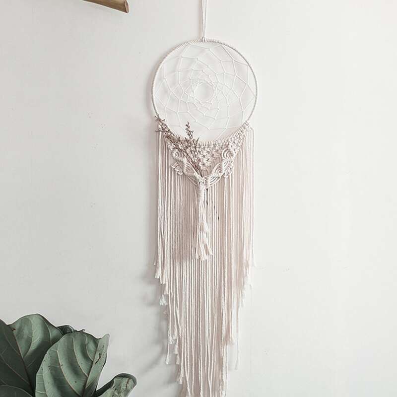 

Woven Tassel Dream Catcher Wall Hanging Decor